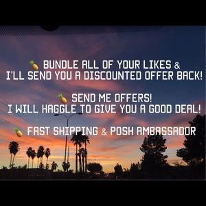 I WANT YOU TO HAVE A GOOD DEAL! SEND ME OFFERS! ❤️